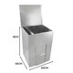 image 3 of Galvanised Coal Bunker - 150kg