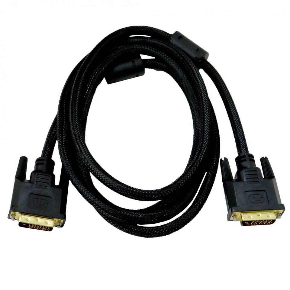 image 1 of Oypla 2m DVI-D 24 + 1 Pin Male to Male Dual Link Gold Cable Lead