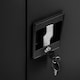 image 6 of Filing Cabinet Set - 5 height-adjustable shelves, lockable doors | Black | black | 40 x 90 x 180 cm | 2
