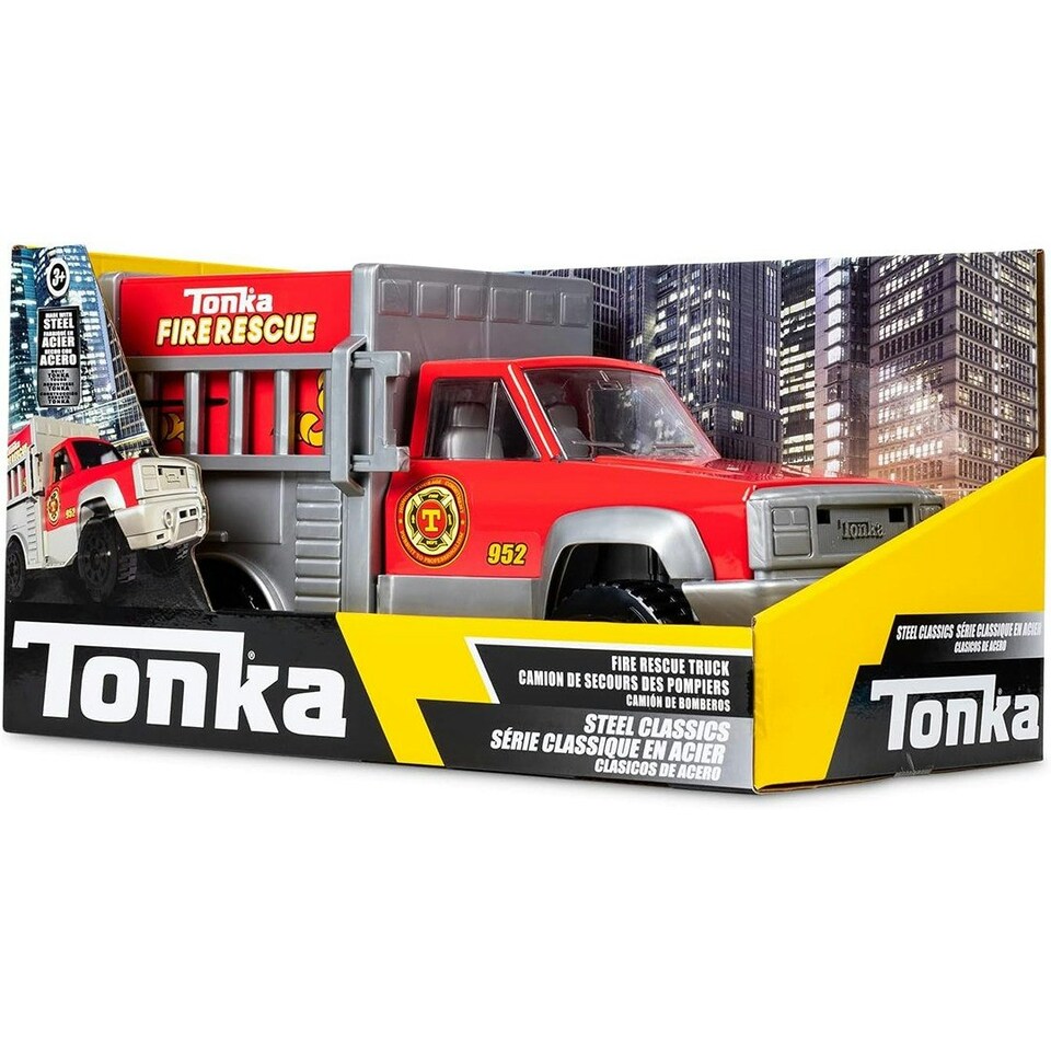 image 1 of Tonka Steel Classics Rescue Truck