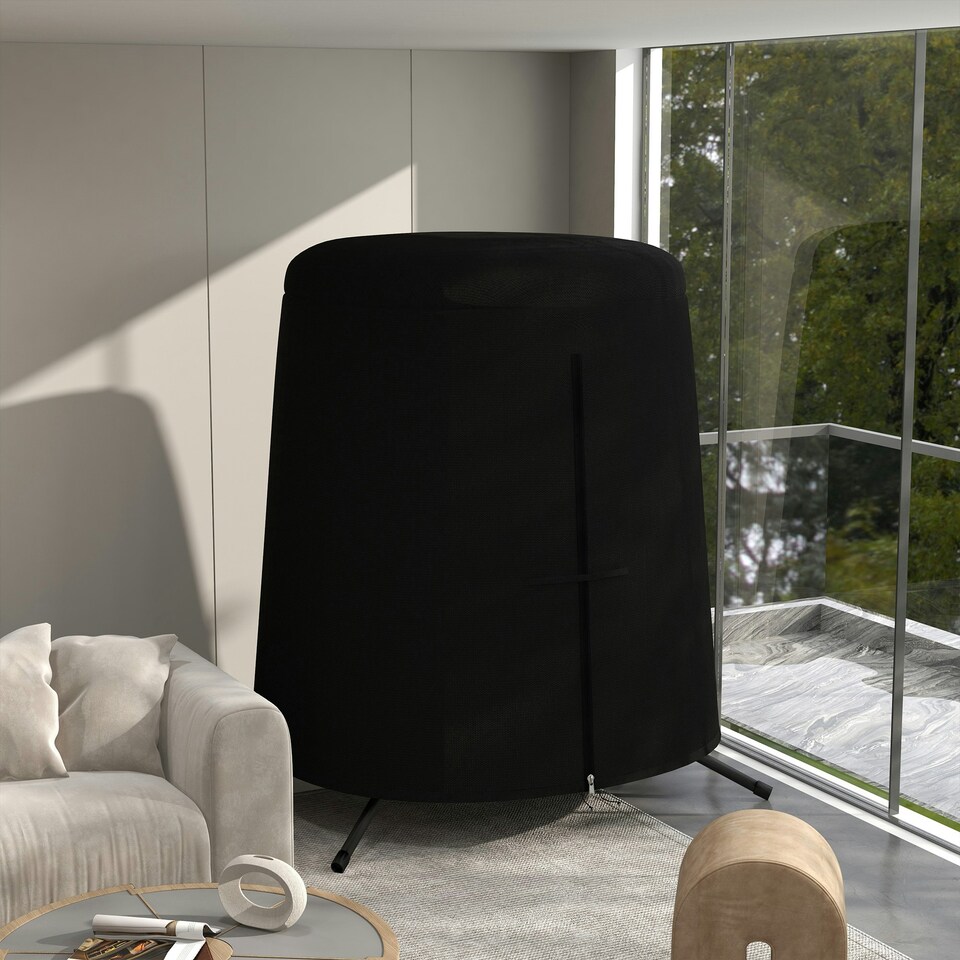 image 1 of Outsunny Hanging Egg Chair Cover Swing Chair Cover Waterproof, 196 x 230 cm