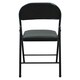 image 4 of TekBox 4x Folding Faux Leather Chairs