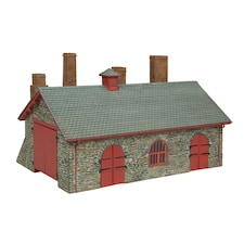 Bachmann Scenecraft Narrow Gauge Wagon Workshop Red (Pre-Built)