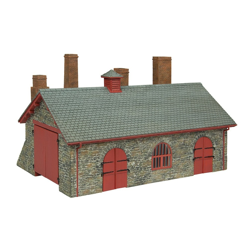 Bachmann Scenecraft Narrow Gauge Wagon Workshop Red (Pre-Built)
