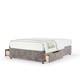 image 1 of Memory Maestro Memory Foam Silver Chenille 2 Drawer Divan Set King Size