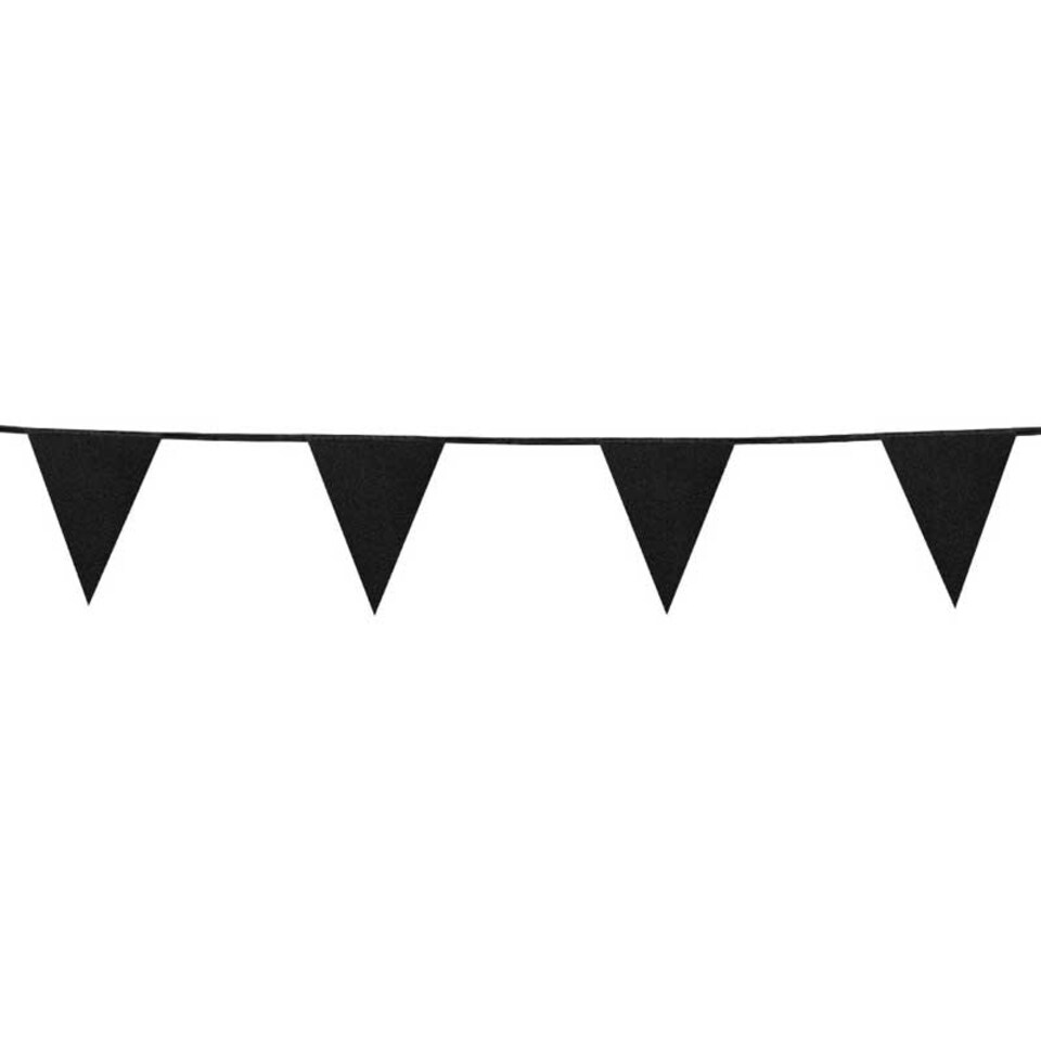 Boland Cardboard Glitter Bunting - Black - One Size