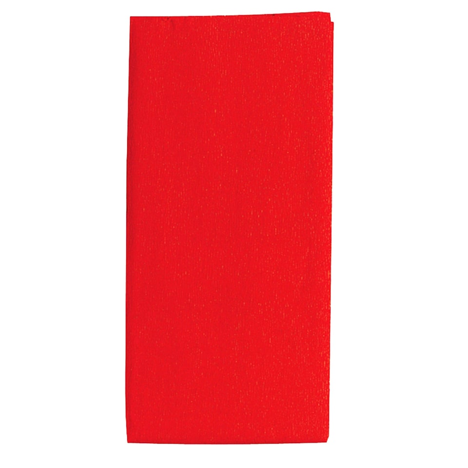 County 10 Sheets Plain Tissue Paper (12 Packs) - Red - One Size