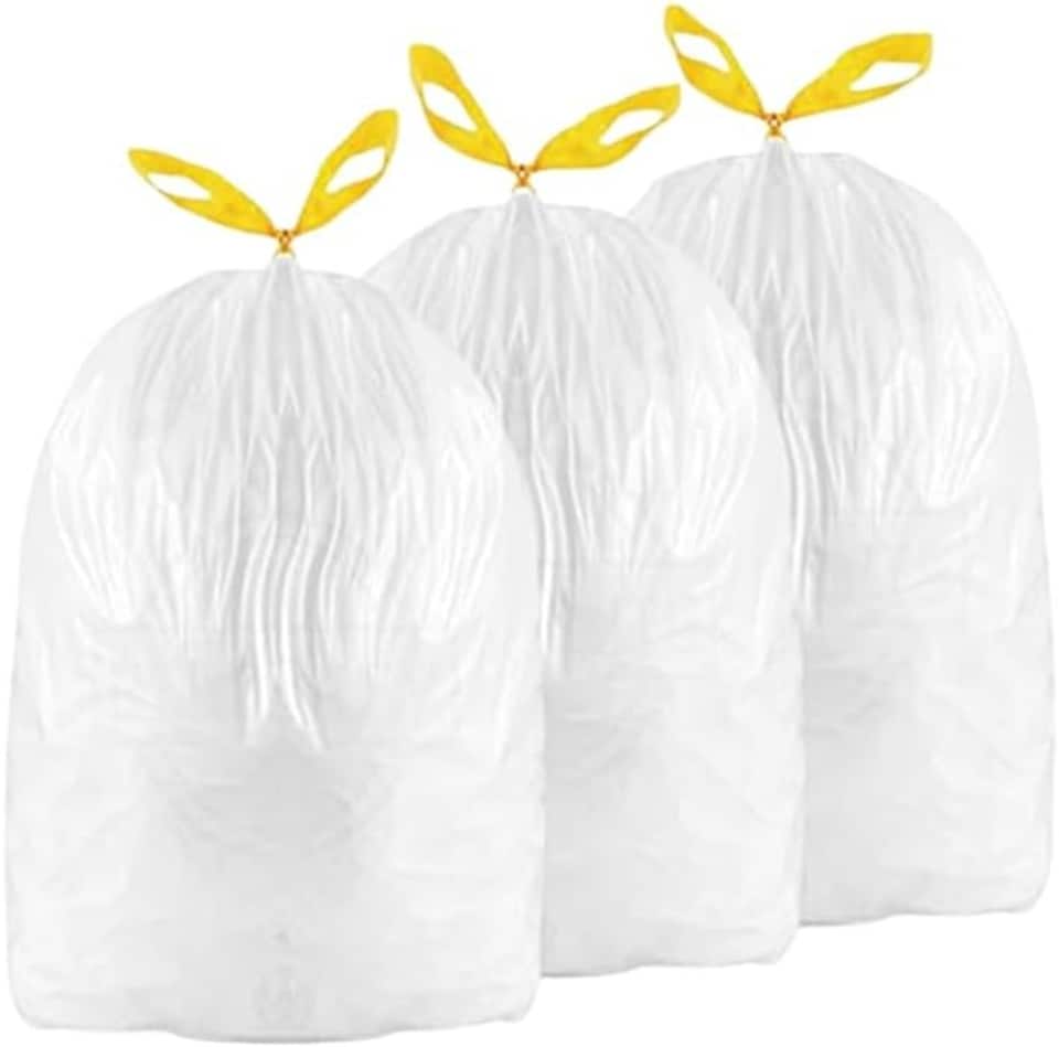 image 1 of Hero Swing Scented Drawstring Bin Bags 60L – Roll of 16 Bags | Strong Tear-Resistant Kitchen Bin Liners with Fresh Fragrance
