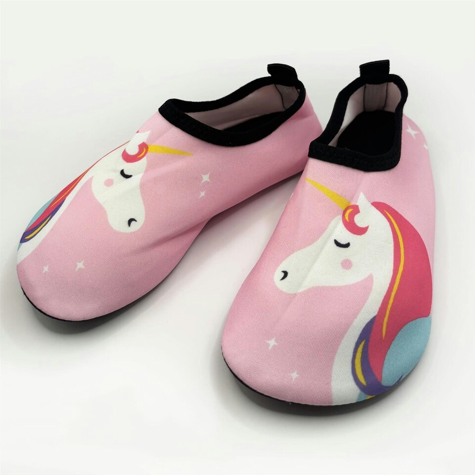 image 1 of Squelch Childrens Water Aqua Shoes - Pink Unicorn UK 10-11
