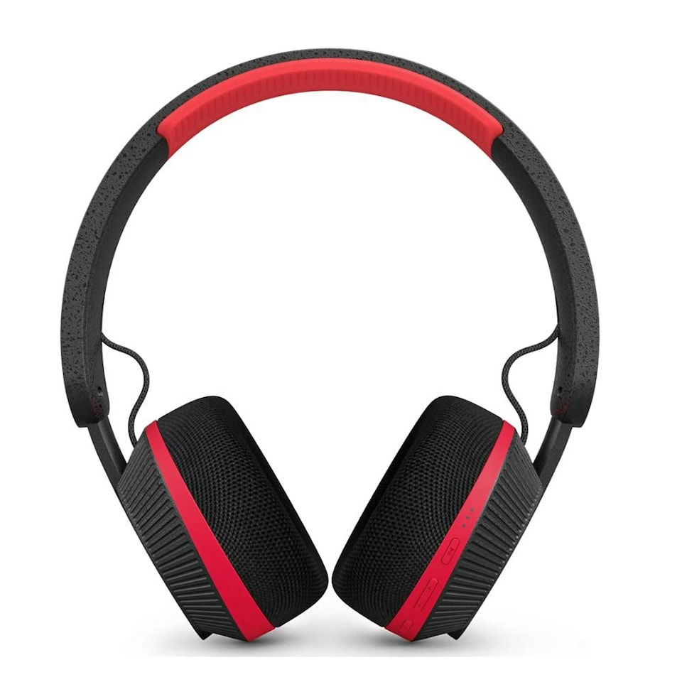 image 1 of Philips TAA6219 Solar Powered Self Charging Over Ear Bluetooth Headphones Black