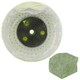 image 1 of White Close Stitched Polishing Buffing Mop 4" x 2" 4 Row With Compound 250g