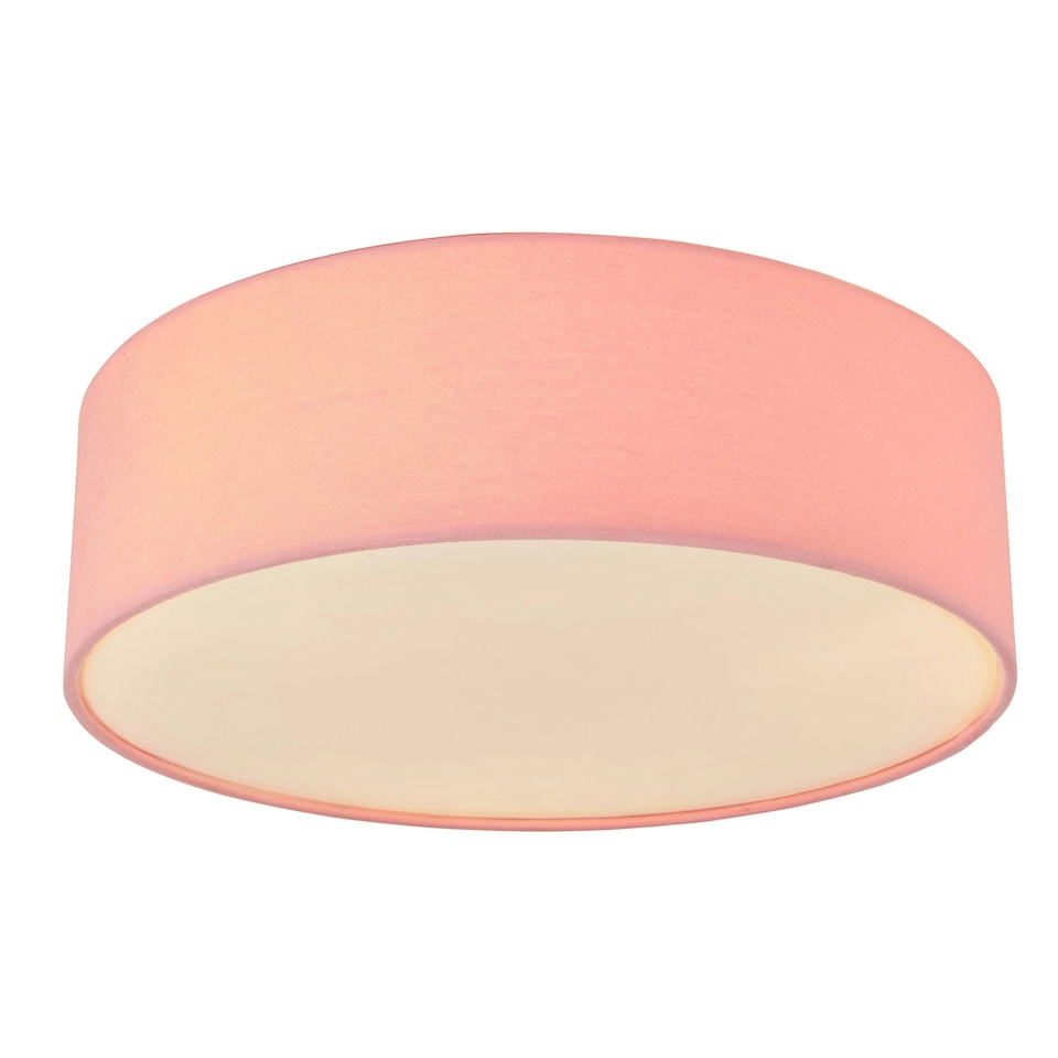 image 1 of BHS Glow Kid's 3 Light Ceiling Light | Pink | Pink | 1
