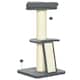 image 6 of PawHut Cat Tree with Tower Sisal Scratching Post Multi Level Dark Grey