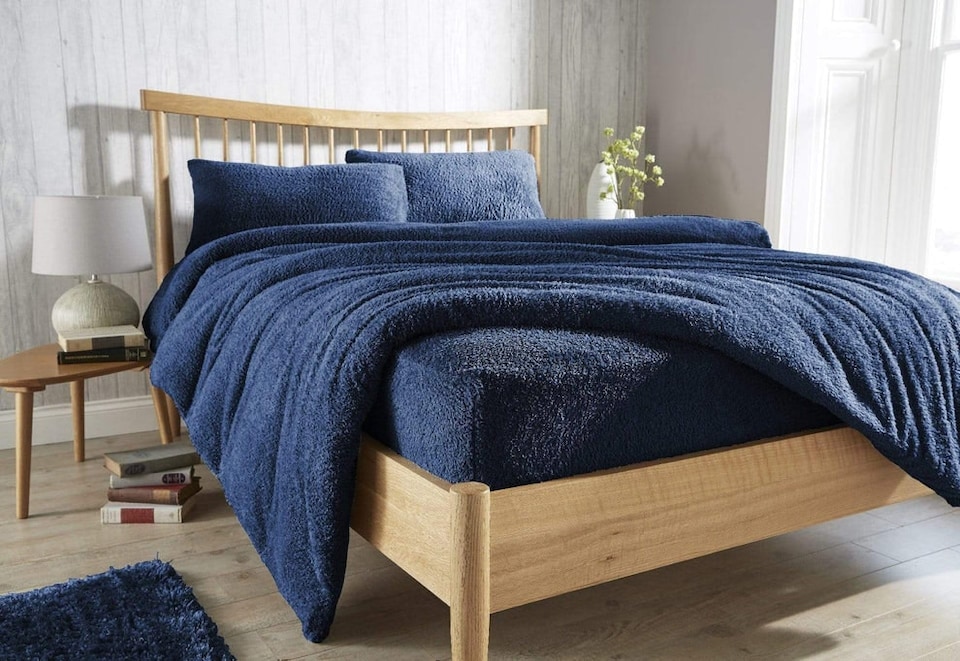 Original Teddy Pillowcase Pair in Navy | Blue | Navy