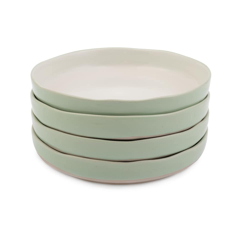 image 1 of Jamie Oliver Big Love Green Dishy Pasta Bowls Pack of 4 | Green | Green