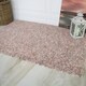 image 5 of KUKOON Blush Pink Grey Mottled Shaggy Living Room Area Rug 160cm x 230cm Pink