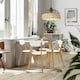 image 3 of Rope And Metal Ceiling Light Pendant Shade Brown Brown