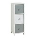 image 1 of Wooden Storage Unit Chest Of Drawer Bedroom Organiser Fully Assembled | White
