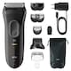 image 3 of Braun Series 3+ Electric Shaver, Beard Trimmer Attachment, Dry, 3000BT, Grey