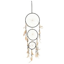 Something Different Feather Triple Dreamcatcher - Black - One Size