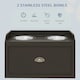 image 5 of PawHut Stainless Steel Raised Dog Bowl w/ 21L Storage Drawer, for Large Dogs