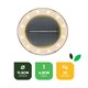 image 2 of Gardenwize 2-Pack Solar Deck Lights Bright White LED Outdoor Decking Pathway Lights