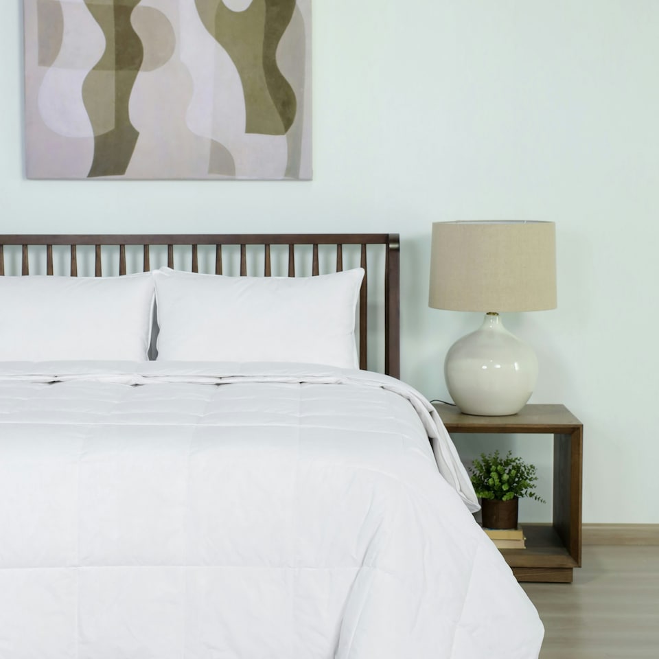 image 1 of Duck Feather & Down Duvet - All Seasons (4.5 + 9 Tog) Superking White | White | Super King