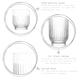 image 2 of LAV Tokyo Whiskey Glasses - 330ml - Clear - Pack of 6 | Clear | Clear