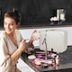 image 2 of Travel Makeup Vanity Case Lightweight Strap-on Toiletries Organiser