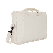 XD Collection Laluka Recycled Cotton Aware Laptop Bag - Off White - One Size | Cream