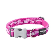 Dog Collar Design Camouflage Hot Pink Pink | M