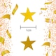 image 5 of 4 Packs of Gold Star Confetti (14g)