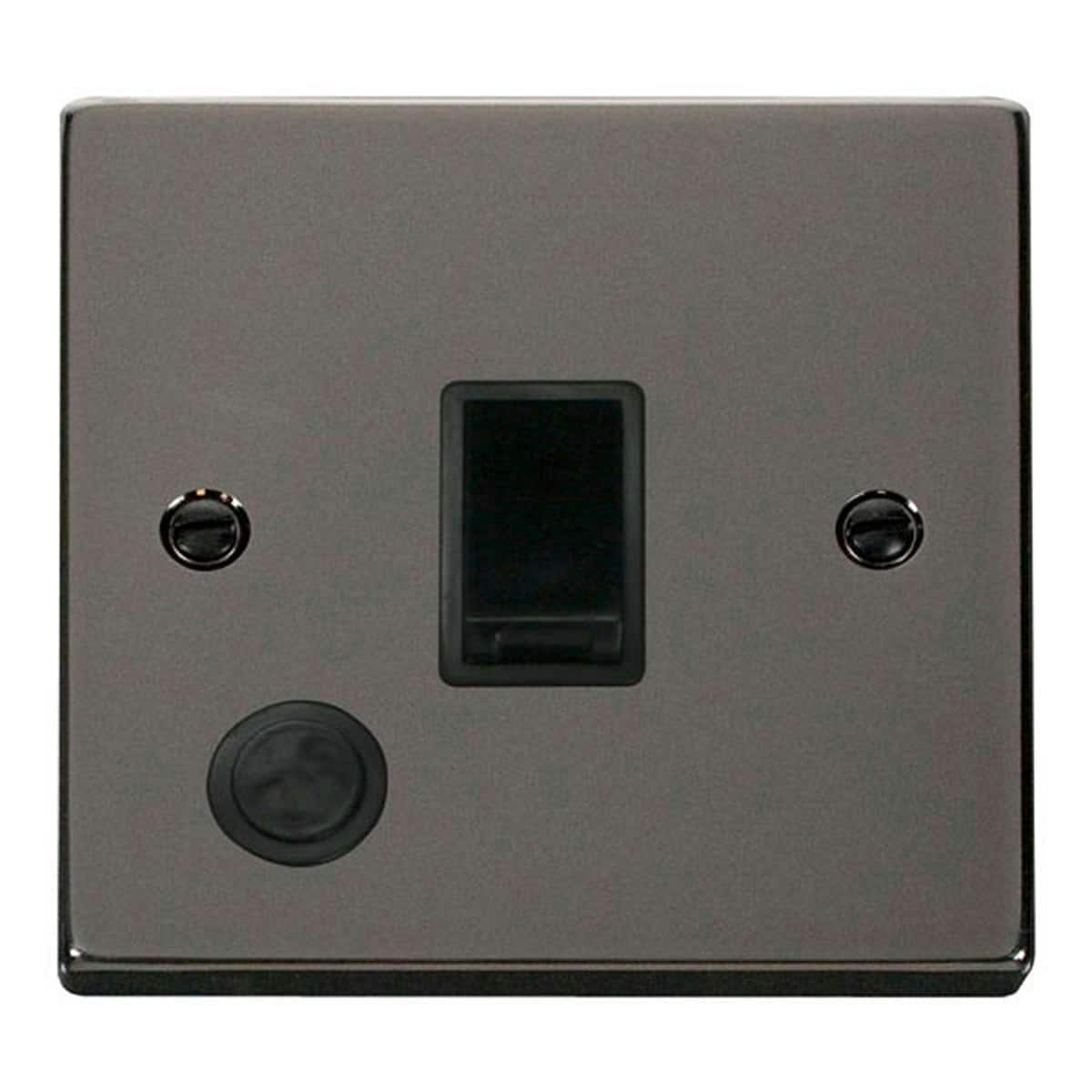 SE HOME Black Nickel 1 Gang 20A DP Switch With Flex Black Black Nickel