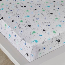 Bedlam Game Glow Fitted Bed Sheet Grey