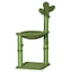 image 1 of PawHut Cactus Cat Tree Tower with Sisal Scratch Post Hammock, 96cm, Green
