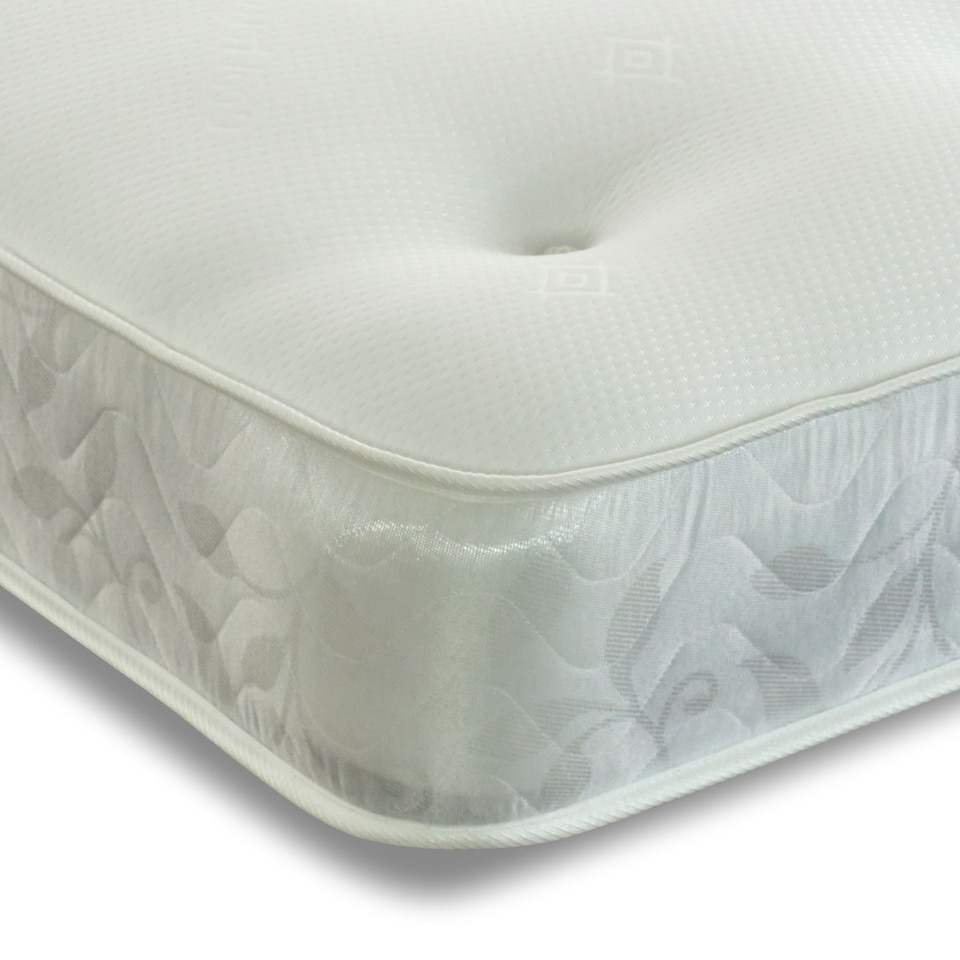 image 1 of Galaxy Hand-Tufted Hybrid Mattress - 20cm Deep, Quilted Soft Sleep Surface | White | Small Single