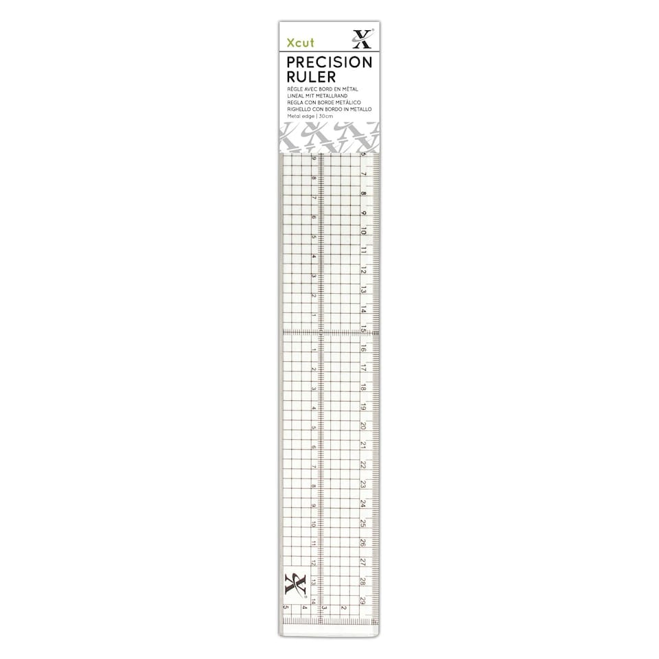 30cm Precision Ruler (Metal Edge Inlay)