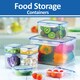 image 7 of LocknLock Food Storage Container Airtight Leakproof Microwave Safe Transparent Food Box 870ml