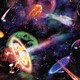 image 1 of Holden Décor Nebula Space Wallpaper - Multicoloured - 10m x 53cm Multi