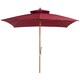 image 1 of Outsunny 3M Garden Parasol Patio Bamboo Sun Umbrella Sun Shade Outdoor Canopy