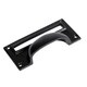 image 1 of Hammer & Tongs Filing Cabinet Drawer Pull with Card Frame - W100mm x H50mm - Black Black