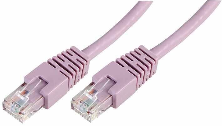 PRO SIGNAL - RJ45 Male to Male Cat6 UTP Ethernet Patch Lead, 10m Violet