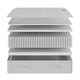 image 6 of Rock Hard Mega Firm 1500 Pocket Mattress White | Single
