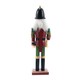 image 4 of Living and Home Wooden Nutcracker Soldier Figurine Christmas Ornament
