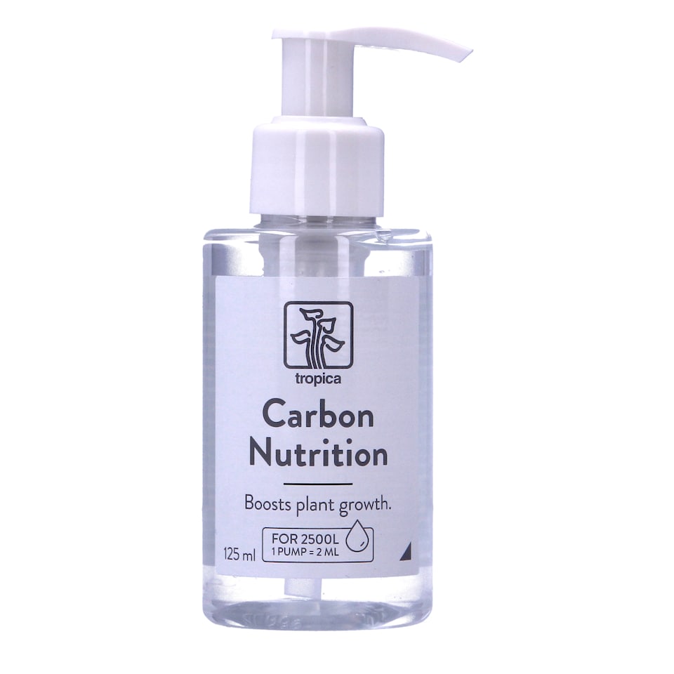 Tropica Carbon Nutrition 125ml - Enhances Aquatic Plant Growth | Clear