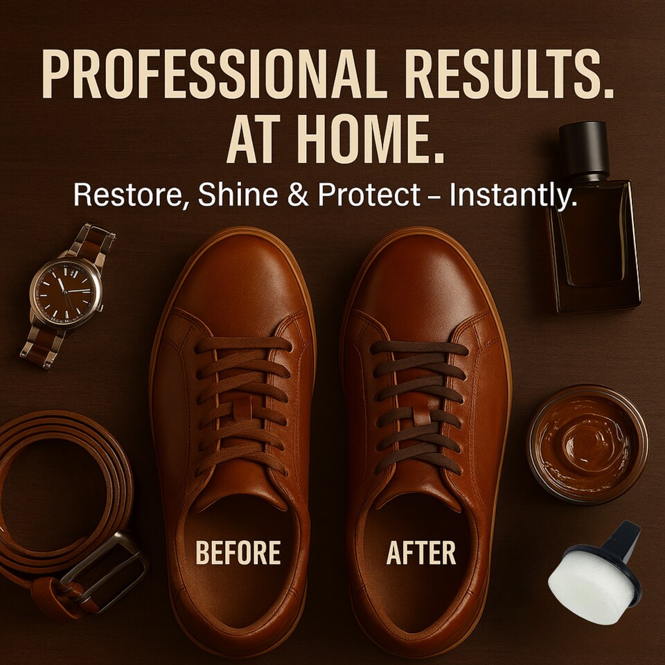 image 1 of Shoe Cream - Moisturise, Nourish & Polish Leather Shoes - 50ml - Dark Brown