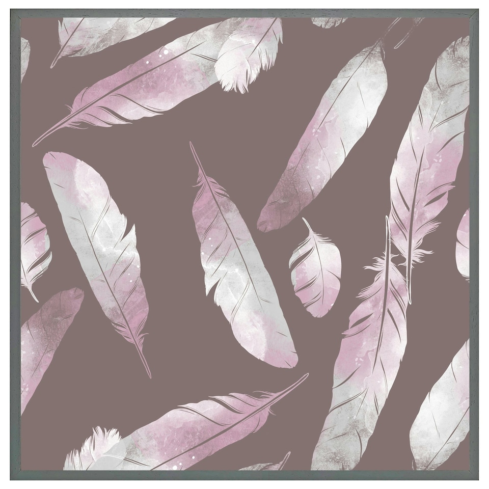 image 1 of Imprints bird feathers (Picutre Frame) Black | XS
