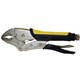 image 2 of 10" Curved Jaw Locking Pliers Adjustable Vise Vice Mole Grips Rubber Handles