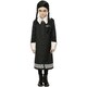 image 2 of The Addams Family Girls Wednesday Addams Costume Set - Black - 7-9 Years
