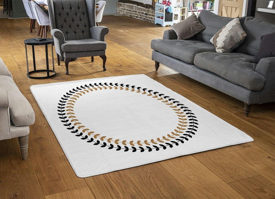 image 1 of Greek Olive Tree Leaves (Rug) | Multi | L